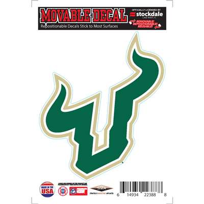 South Florida Bulls Repositionable Vinyl Decal