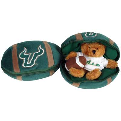 South Florida Bulls Stuffed Bear in a Ball - Football