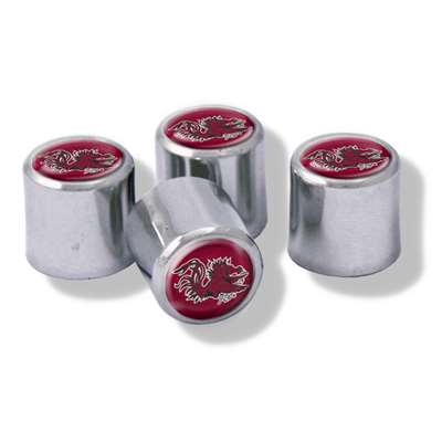 South Carolina Gamecocks Domed Valve Stem Caps