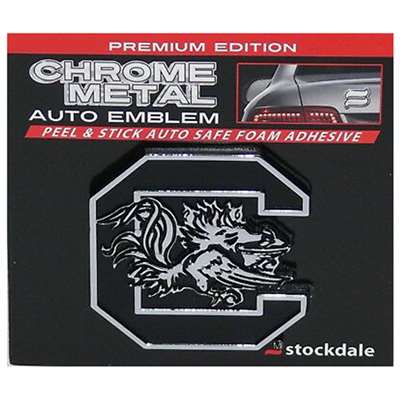 South Carolina Gamecocks Chrome Auto Emblem