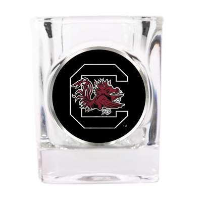 South Carolina Gamecocks Shot Glass - Metal Logo