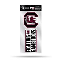 South Carolina Gamecocks Double Up Die Cut Decal Set