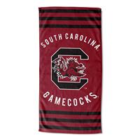 South Carolina Gamecocks Stripes Beach Towel