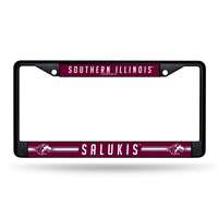 Southern Illinois Salukis Black License Plate Frame