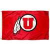 Utah Utes 3' x 5' Flag - Red