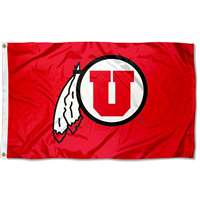 Utah Utes 3' x 5' Flag - Red