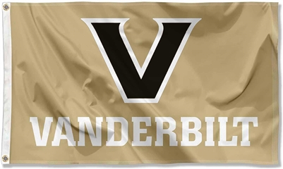 Vanderbilt Commodores 3' x 5' Flag - Vegas Gold