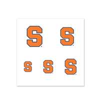 Syracuse Orange Fingernail Tattoos - 4 Pack