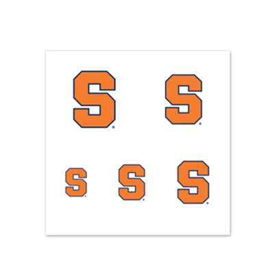 Syracuse Orange Fingernail Tattoos - 4 Pack