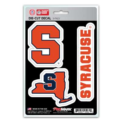 Syracuse Orange Decals - 3 Pack