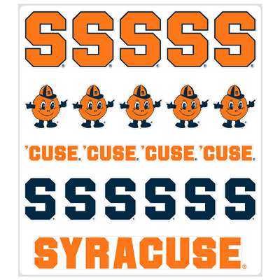 Syracuse Orange Multi-Purpose Vinyl Sticker Sheet