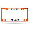 Syracuse Orange Team Color Chrome License Plate Frame