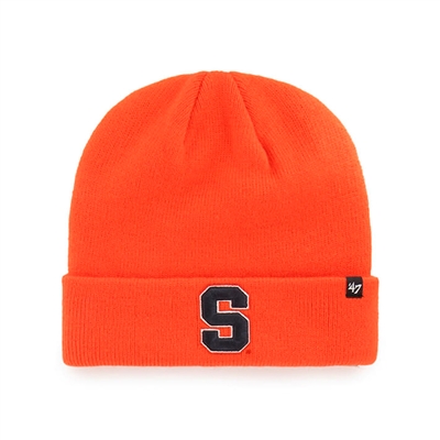 Syracuse Orange 47 Brand Raised Cuff Knit Beanie - Orange