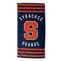 Syracuse Orange Stripes Beach Towel