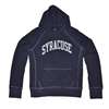 Syracuse Hooded Sweatshirt - Ladies Hoody By League - Navy