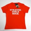 Syracuse T-shirt By Champion - Syracuse Girls Rock - Orange