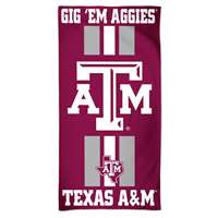 Texas A&M Aggies Cotton Fiber Beach Towel