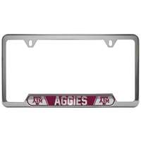 Texas A&M Aggies Stainless Steel License Plate Frame