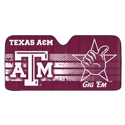 Texas A&M Aggies Universal Auto Sun Shade