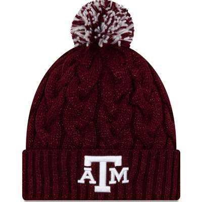 Texas A&M Aggies New Era Women's Cozy Cable Knit Beanie