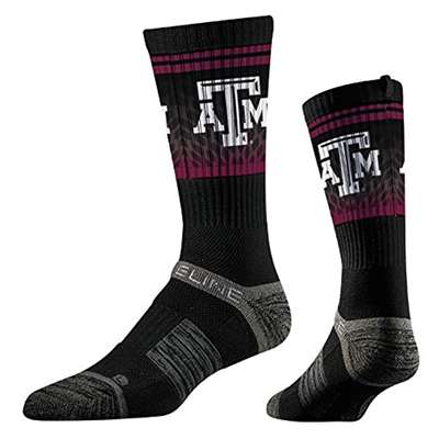 Mens Strideline Ast Texas A&M Aggies Tropical Premium Full Sub Socks