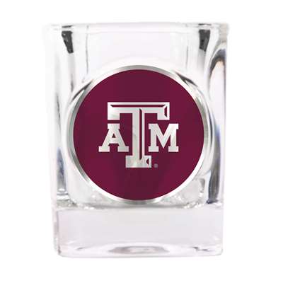 Texas A&M Aggies Shot Glass - Metal Logo