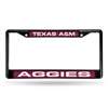 Texas A&M Aggies Inlaid Acrylic Black License Plate Frame