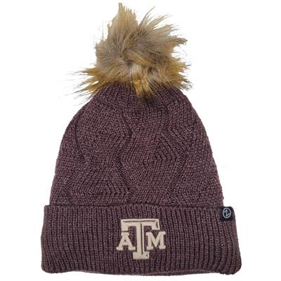 Texas A&M Zephyr Women's Tina Pom Knit Beanie