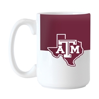 Texas A&M Aggies 15oz Colorblock Ceramic Mug