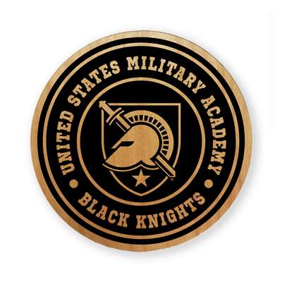 Army Black Knights Alderwood Coasters - Set of 4