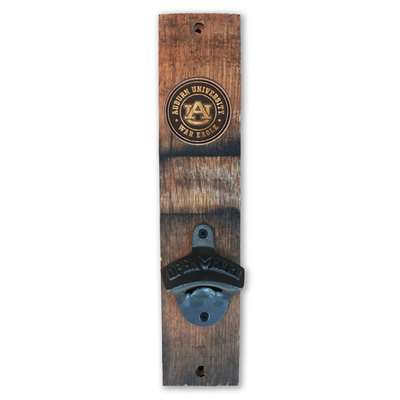 Auburn Tigers Barrel Stave Wall Mount Bottle Opener