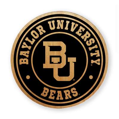 Baylor Bears Alderwood Coasters - Set of 4