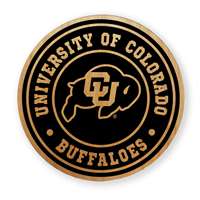 Colorado Buffaloes Alderwood Coasters - Set of 4