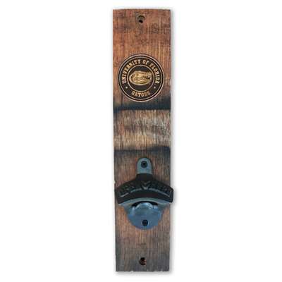 Florida Gators Barrel Stave Wall Mount Bottle Opener