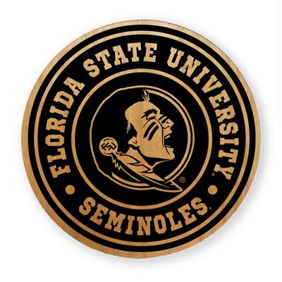 Florida State Seminoles Alderwood Coasters - Set of 4