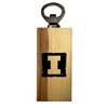 Illinois Fighting Illini Wooden Bottle Opener