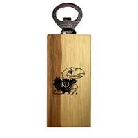 Kansas Jayhawks Wooden Bottle Opener