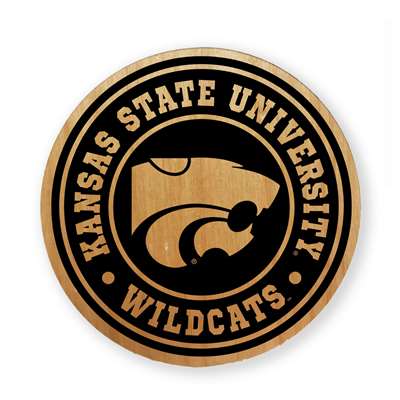 Kansas State Wildcats Alderwood Coasters - Set of 4