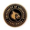 Louisville Cardinals Alderwood Coasters - Set of 4