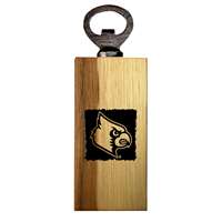 Louisville Cardinals Wooden Bottle Opener