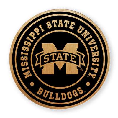 Mississippi State Bulldogs Alderwood Coasters - Set of 4