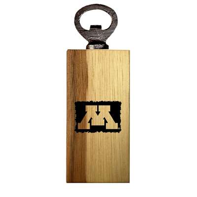 Minnesota Golden Gophers Wooden Bottle Opener