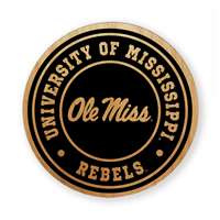 Mississippi Ole Miss Rebels Alderwood Coasters - Set of 4