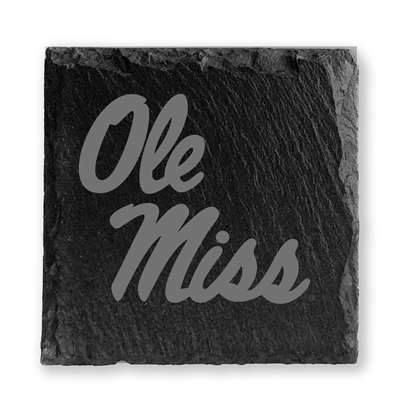 Mississippi Ole Miss Rebels Slate Coasters - Set of 4