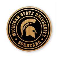 Michigan State Spartans Alderwood Coasters - Set of 4