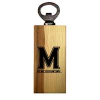 Maryland Terrapins Wooden Bottle Opener