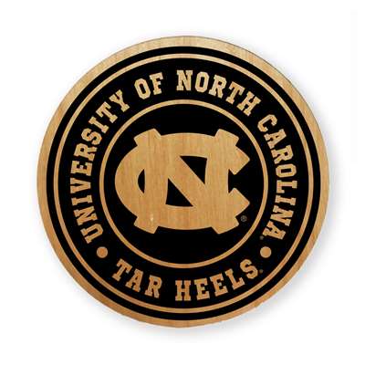 North Carolina Tar Heels Alderwood Coasters - Set of 4