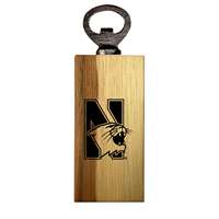 Northwestern Wildcats Wooden Bottle Opener