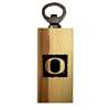 Oregon Ducks Wooden Bottle Opener - O Logo