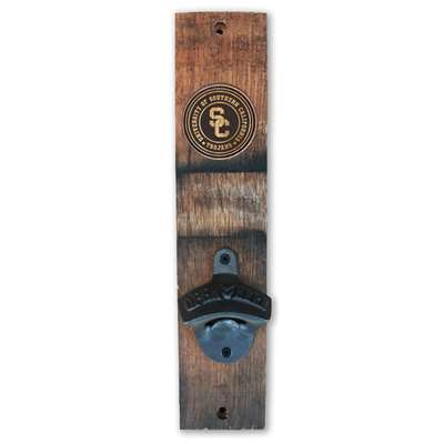 USC Trojans Barrel Stave Wall Mount Bottle Opener